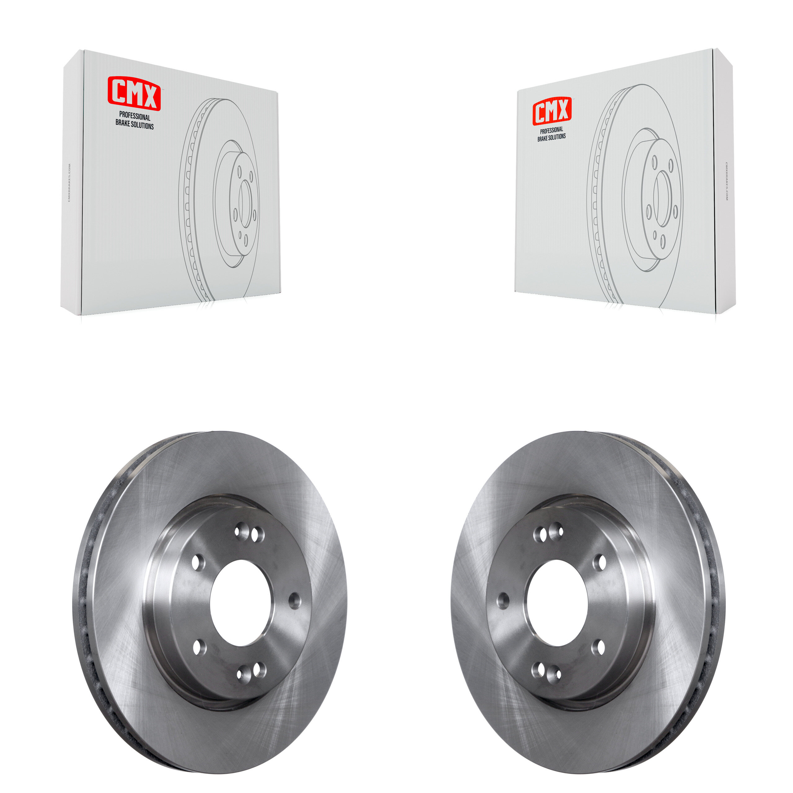 Front Disc Brake Rotors Pair For Hyundai Elantra K8-100433