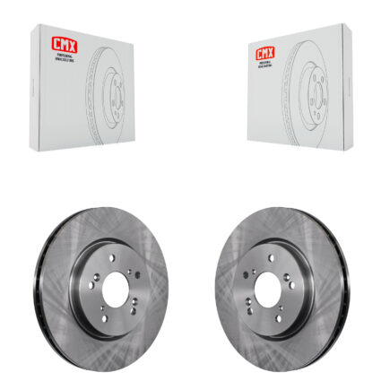 Front Disc Brake Rotors Pair For Honda CR-V Acura RDX Accord Crosstour K8-100436