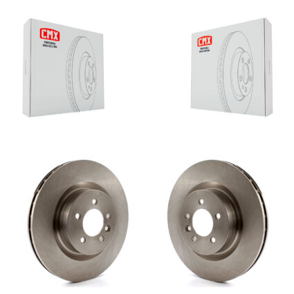 Front Disc Brake Rotors Pair For Land Rover Range Sport LR4 Discovery K8-100440