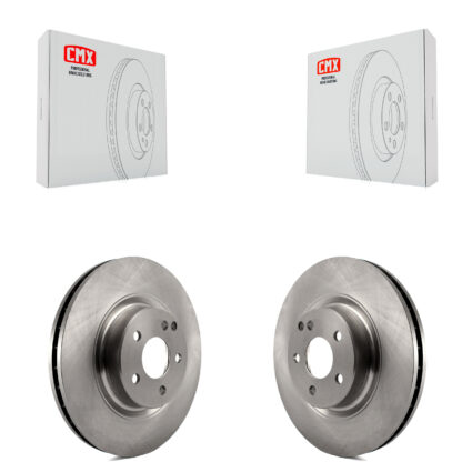 Front Disc Brake Rotors Pair For Mercedes-Benz GLK350 GLK250 CLS550 CLS500 E550 K8-100443
