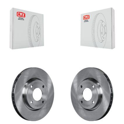 Front Disc Brake Rotors Pair For Nissan Versa Sentra Cube K8-100445