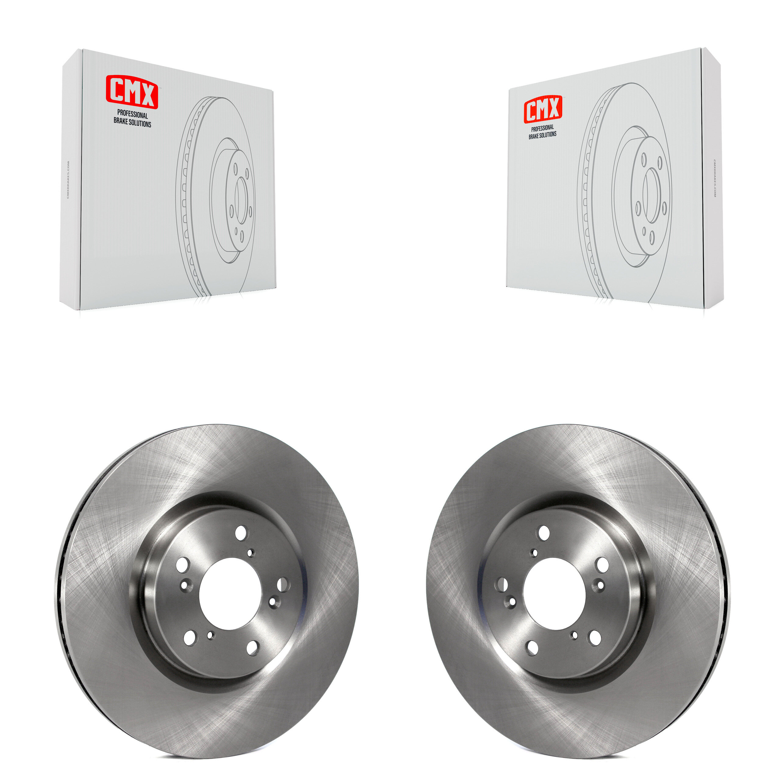 Front Disc Brake Rotors Pair For Honda Pilot Acura MDX RLX ZDX K8-100448