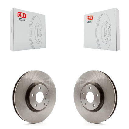 Front Disc Brake Rotors Pair For INFINITI G37 G35 Q60 K8-100450