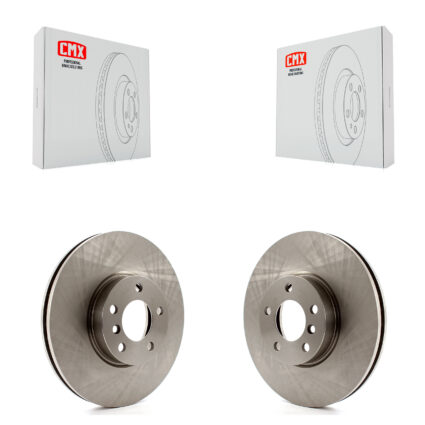 Front Disc Brake Rotors Pair For BMW X5 X6 K8-100455