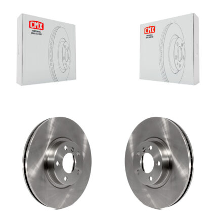 Front Disc Brake Rotors Pair For BMW X5 X6 K8-100456