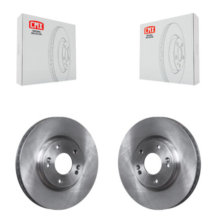 Front Disc Brake Rotors Pair For 2007-2009 Hyundai Santa Fe K8-100457