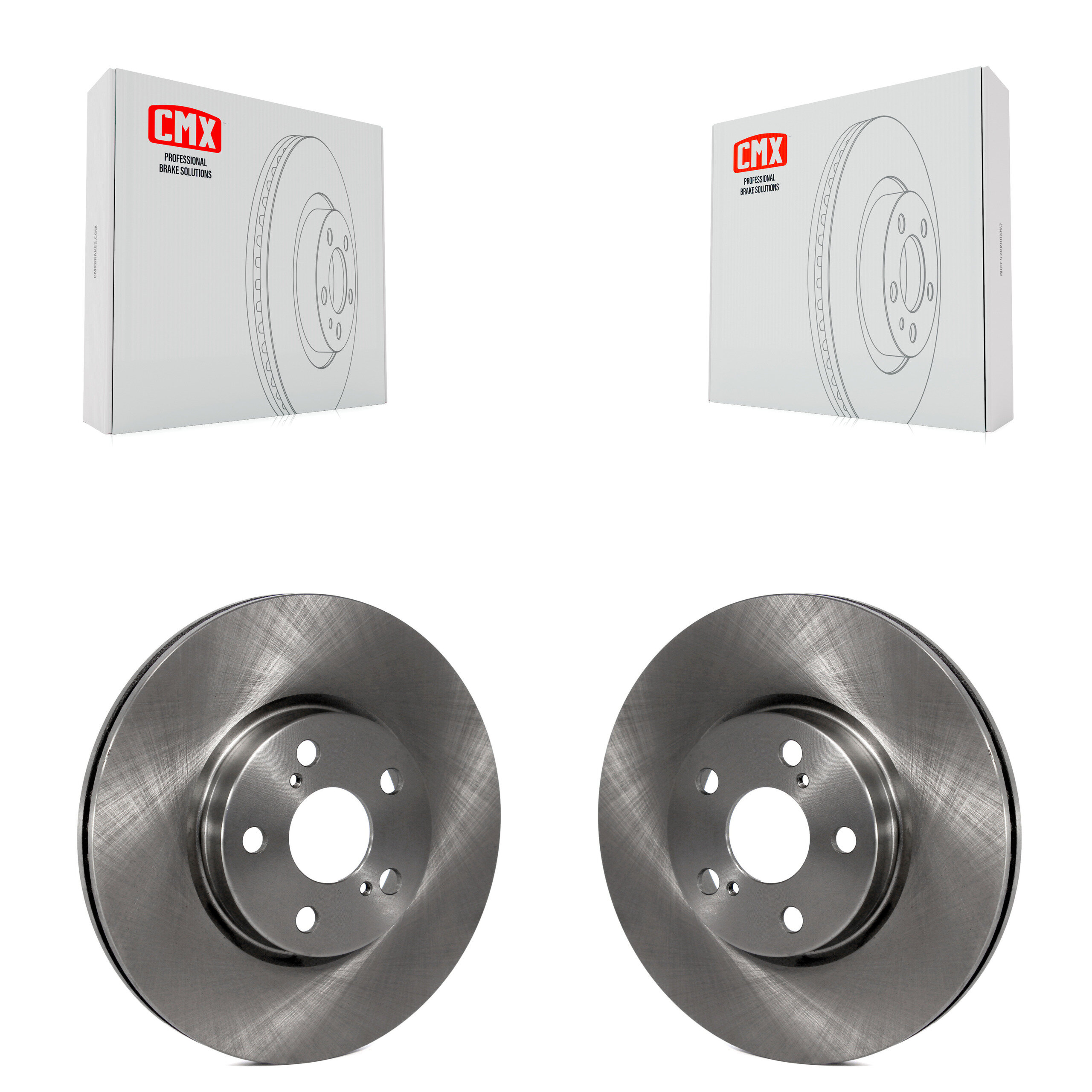 Front Disc Brake Rotors Pair For Toyota Corolla Matrix Pontiac Vibe Scion xD K8-100465