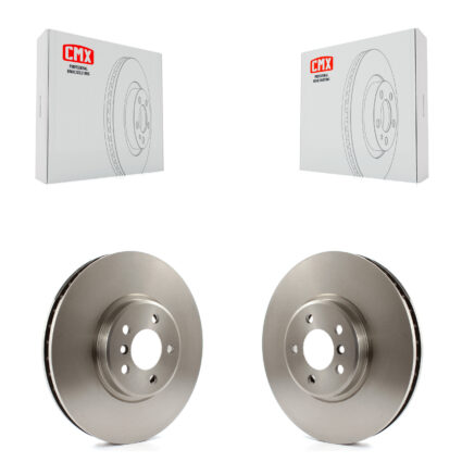 Front Disc Brake Rotors Pair For BMW X5 X6 xDrive50i K8-100486