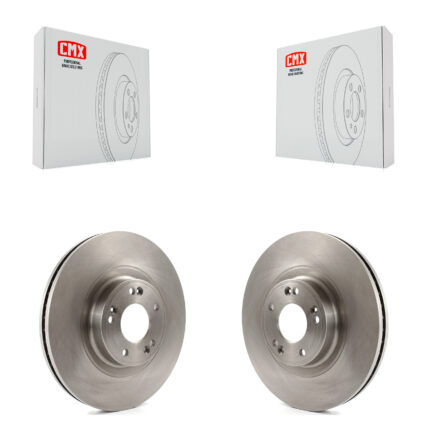 Front Disc Brake Rotors Pair For Hyundai Genesis K8-100488