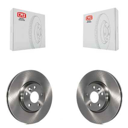 Front Disc Brake Rotors Pair For Volvo Land Rover Range Evoque XC70 S60 V60 S80 V70 K8-100489