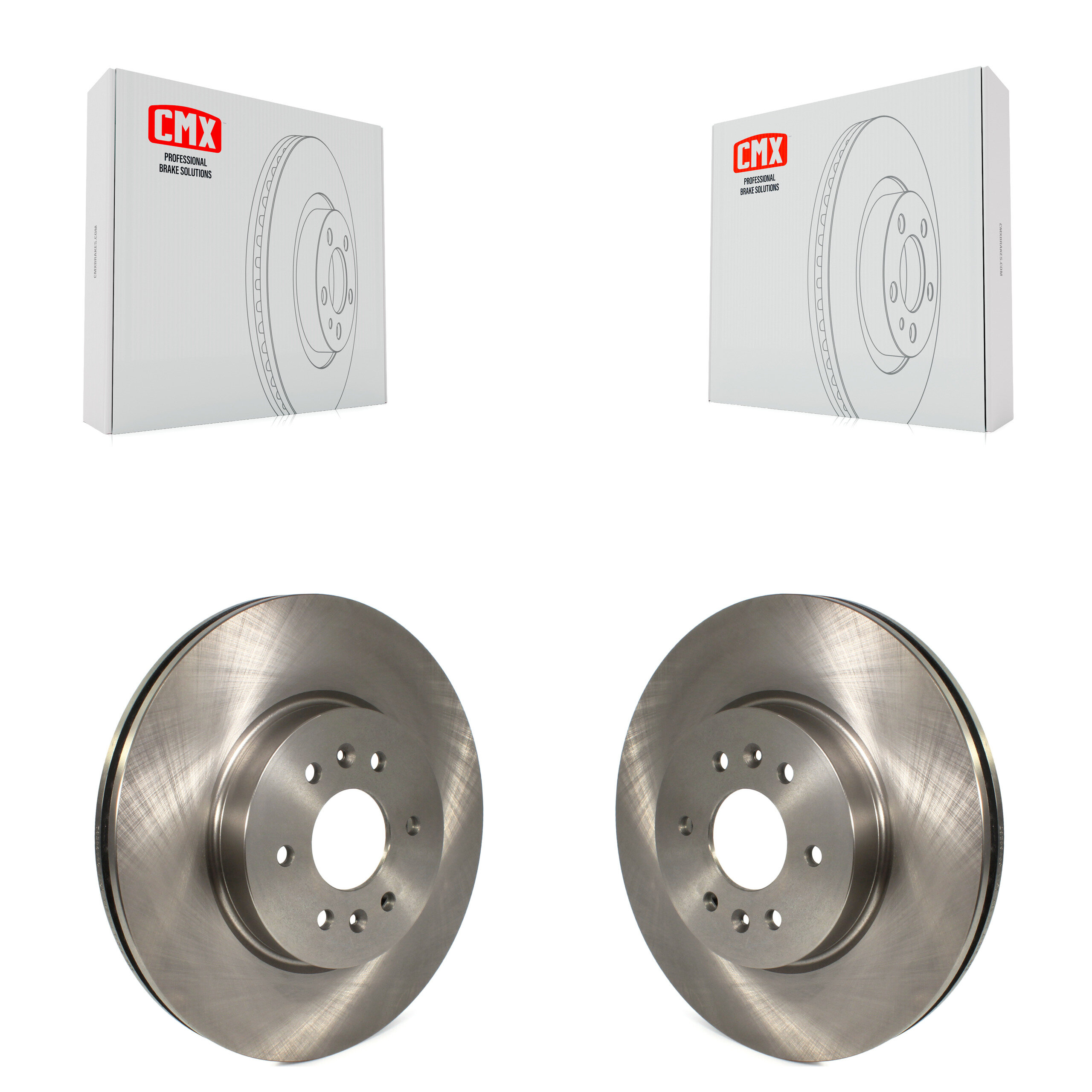 Front Disc Brake Rotors Pair For 2009-2011 Kia Borrego K8-100491