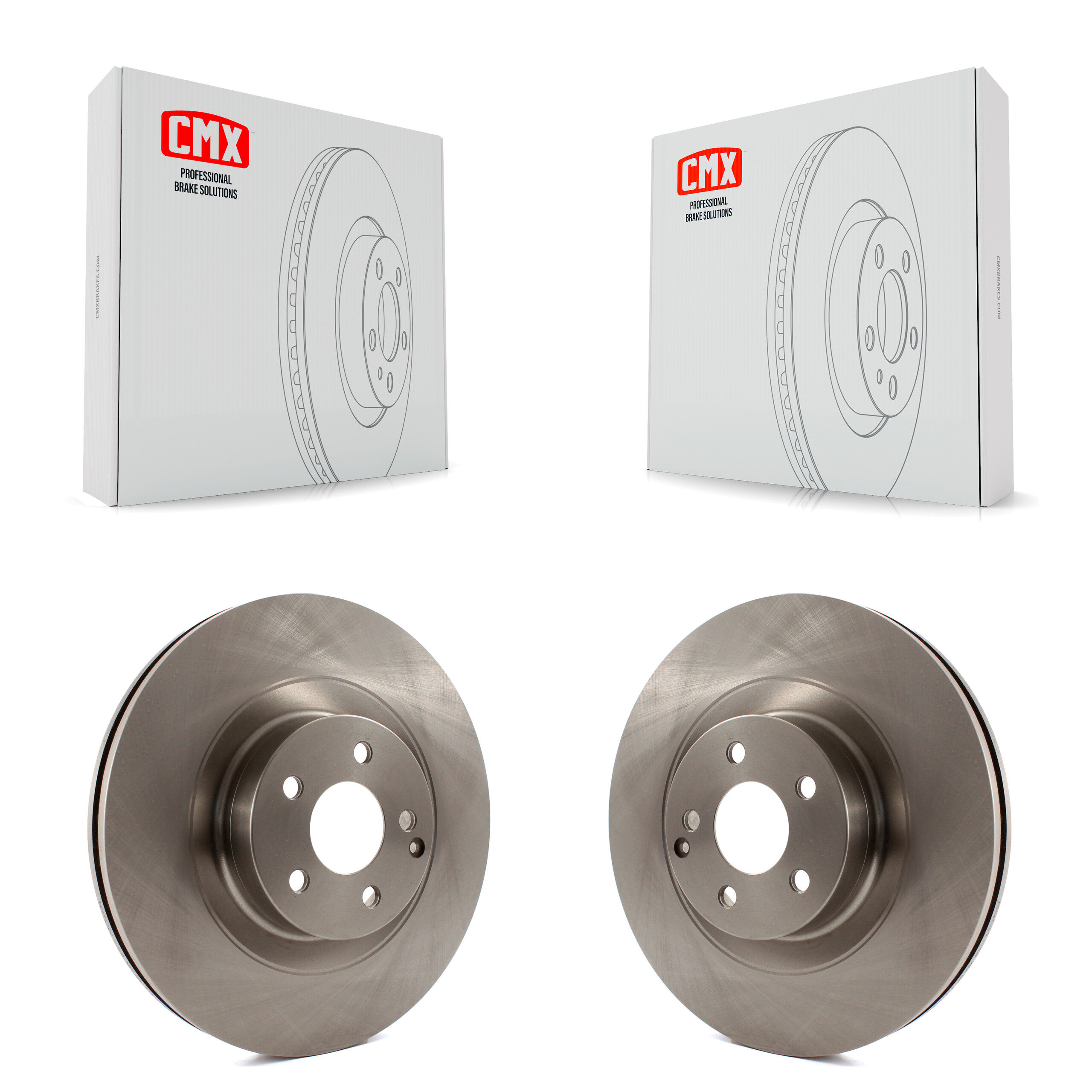 Front Disc Brake Rotors Pair For Mercedes-Benz S550 S450 SL550 CL550 S350 S400 S600 CL600 K8-100493