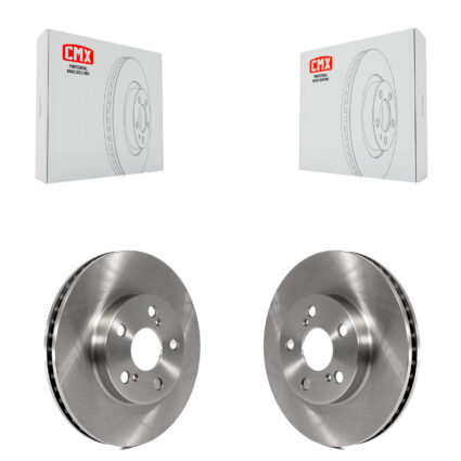 Front Disc Brake Rotors Pair For Toyota Prius Lexus CT200h Plug-In K8-100494