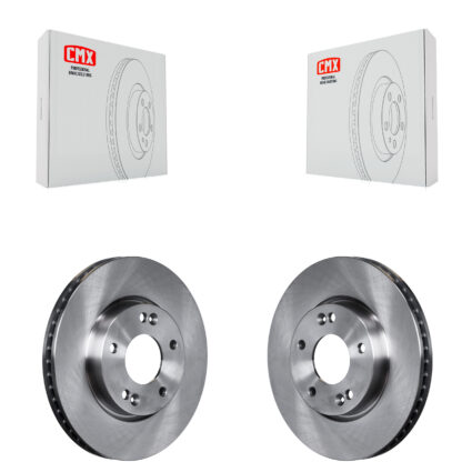 Front Disc Brake Rotors Pair For Kia Forte Soul Koup Forte5 K8-100495