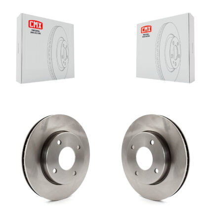 Front Disc Brake Rotors Pair For 2009-2011 Nissan Versa 1.6L K8-100496