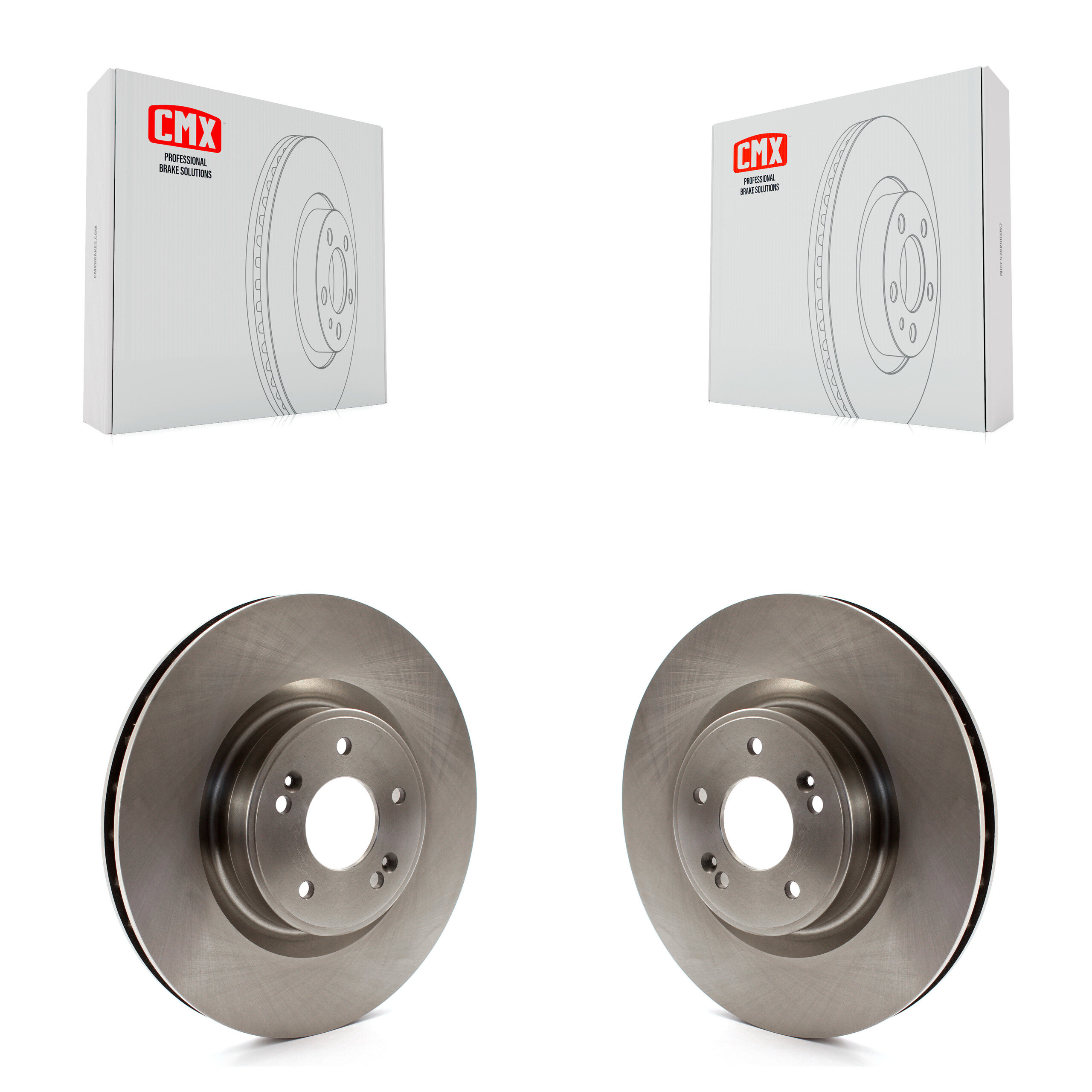 Front Disc Brake Rotors Pair For Hyundai Genesis Coupe K8-100497