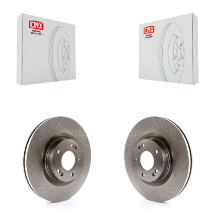 Front Disc Brake Rotors Pair For Hyundai Genesis Coupe K8-100498