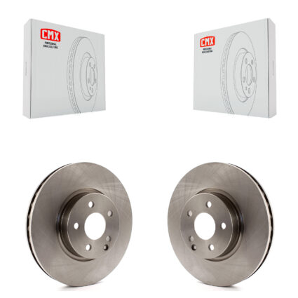 Front Disc Brake Rotors Pair For Mercedes-Benz C300 E350 C350 E400 E250 SLC300 K8-100503