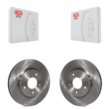 Front Disc Brake Rotors Pair For Nissan LEAF NV200 Chevrolet City Express K8-100509
