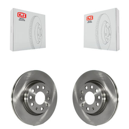 Front Disc Brake Rotors Pair For Volkswagen Jetta GTI Audi A3 Quattro K8-100514