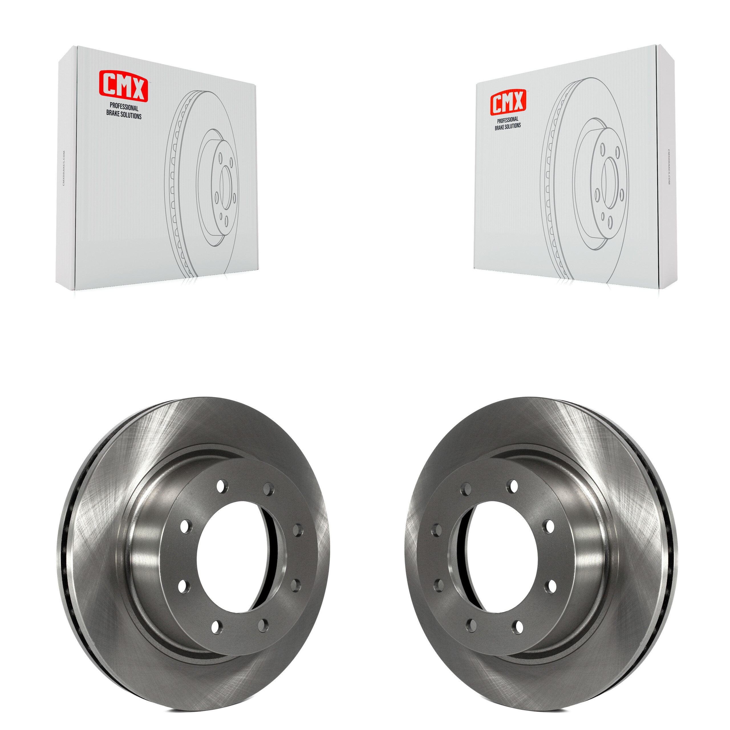Front Disc Brake Rotors Pair For 2012-2021 Nissan NV2500 NV3500 NV1500 K8-100523