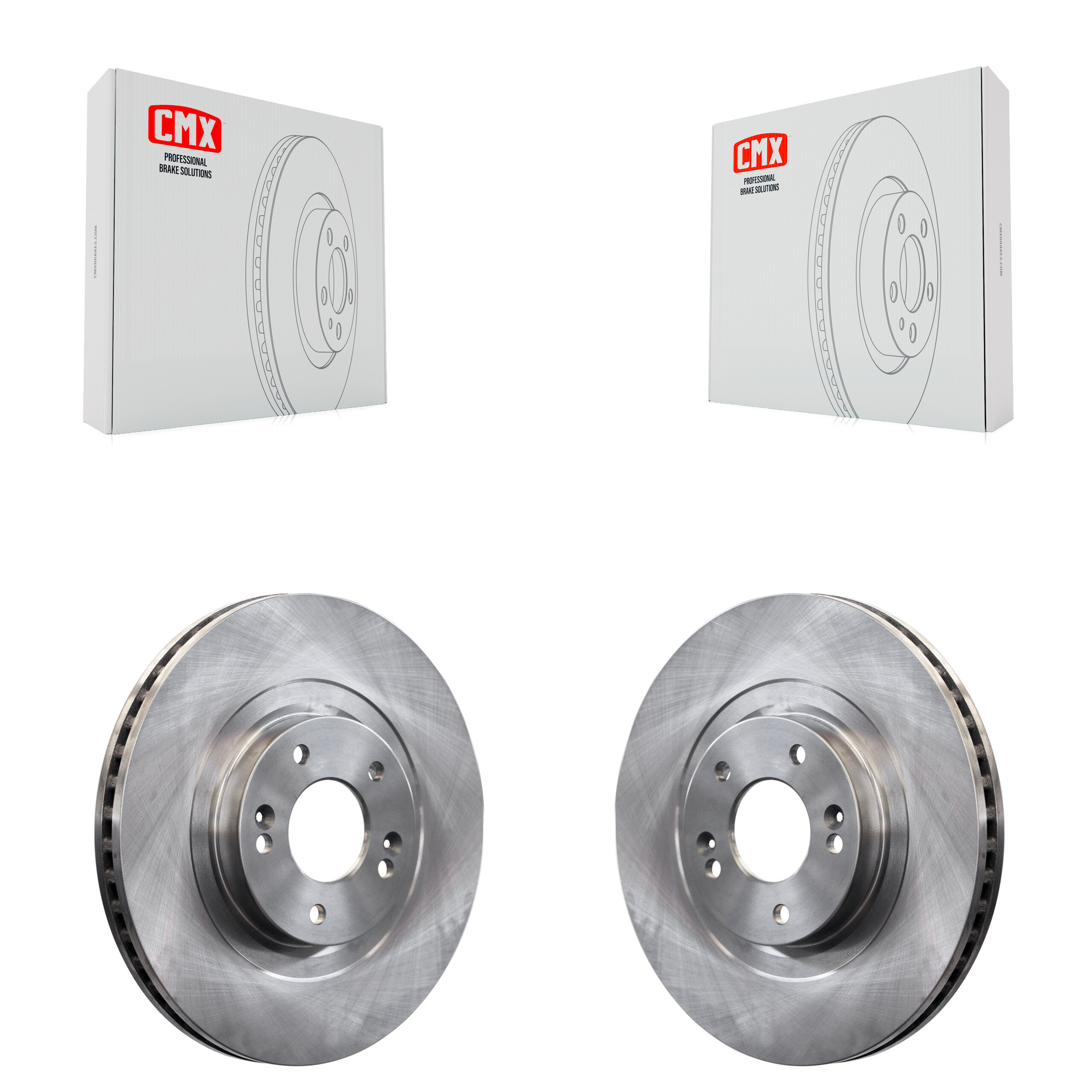 Front Disc Brake Rotors Pair For Hyundai Santa Fe Sport Kia Sorento XL K8-100530