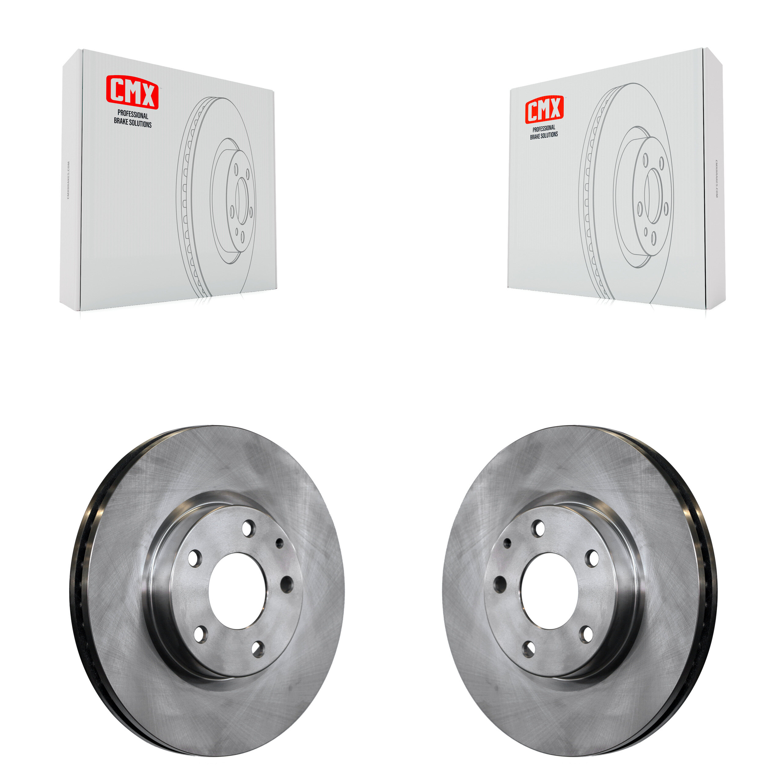 Front Disc Brake Rotors Pair For Mazda CX-5 6 K8-100531