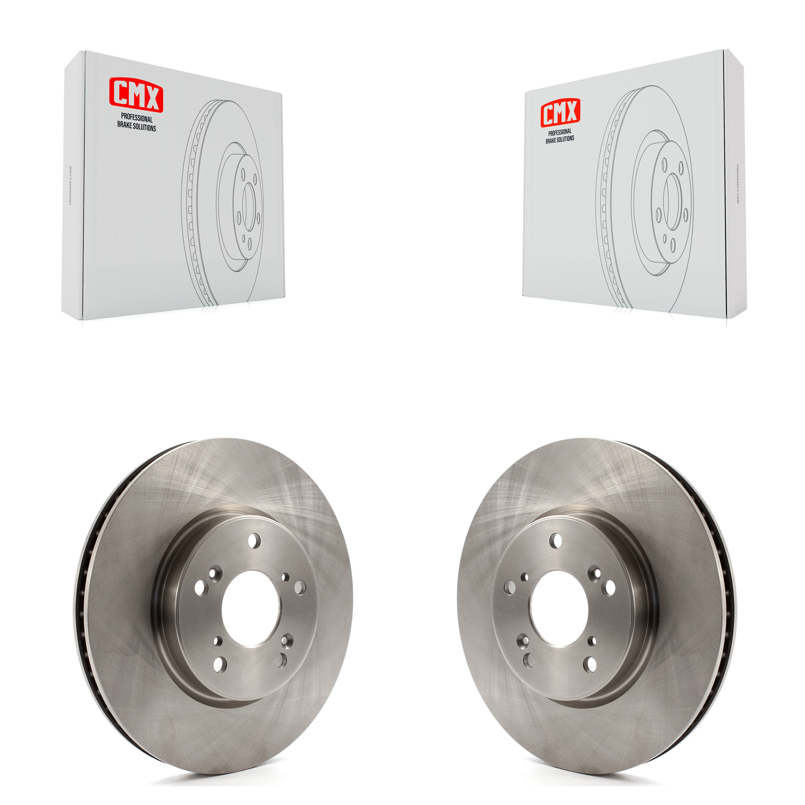 Front Disc Brake Rotors Pair For Honda Accord Civic K8-100533