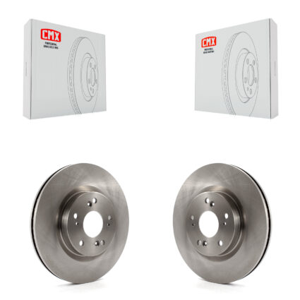 Front Disc Brake Rotors Pair For 2012-2016 Honda CR-V FWD K8-100535