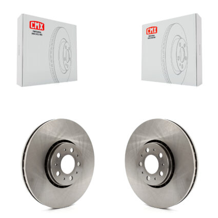 Front Disc Brake Rotors Pair For 2003-2014 Volvo XC90 With 328mm Diameter Rotor K8-100536