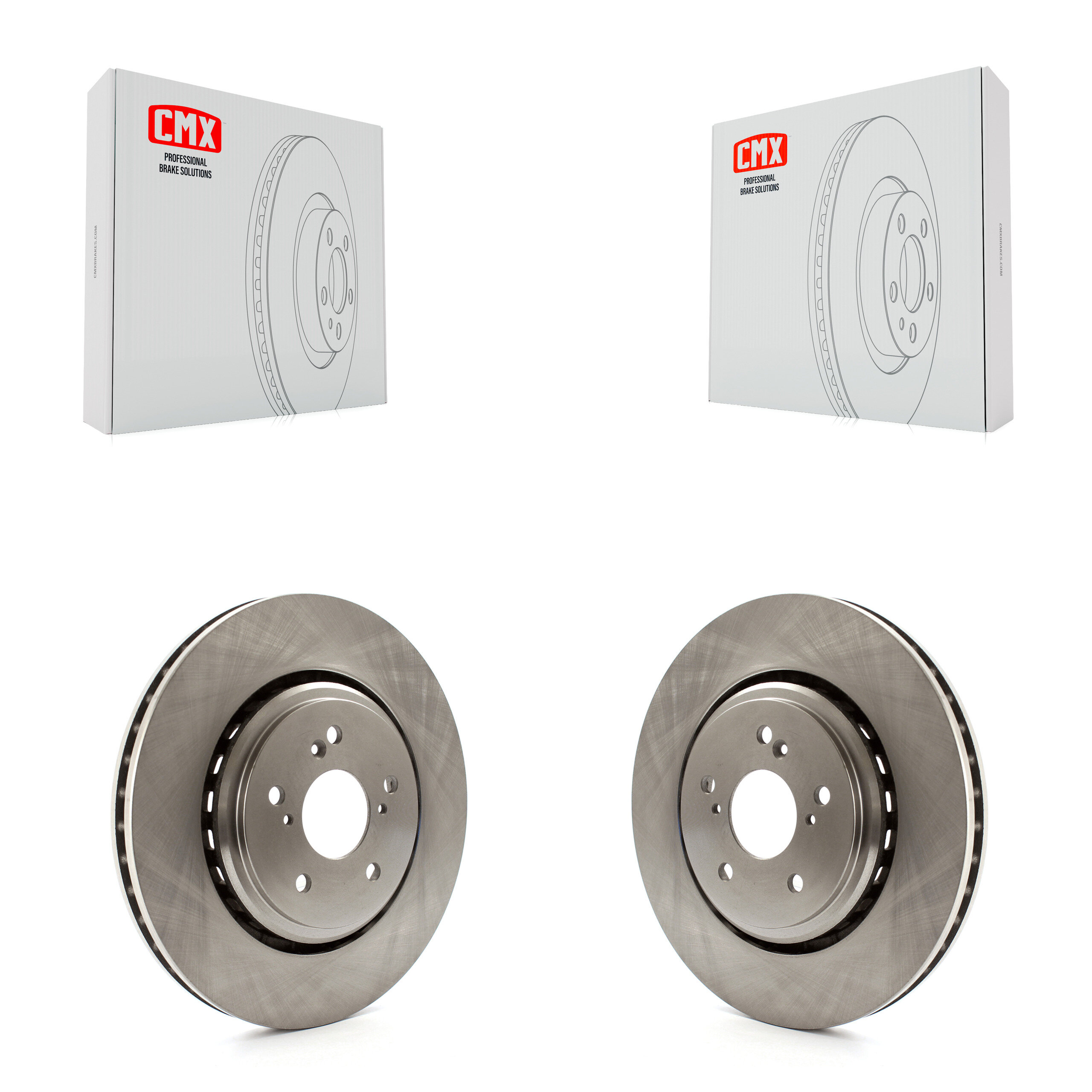 Front Disc Brake Rotors Pair For Acura TLX MDX K8-100539