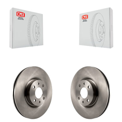 Front Disc Brake Rotors Pair For Fiat 500 K8-100546
