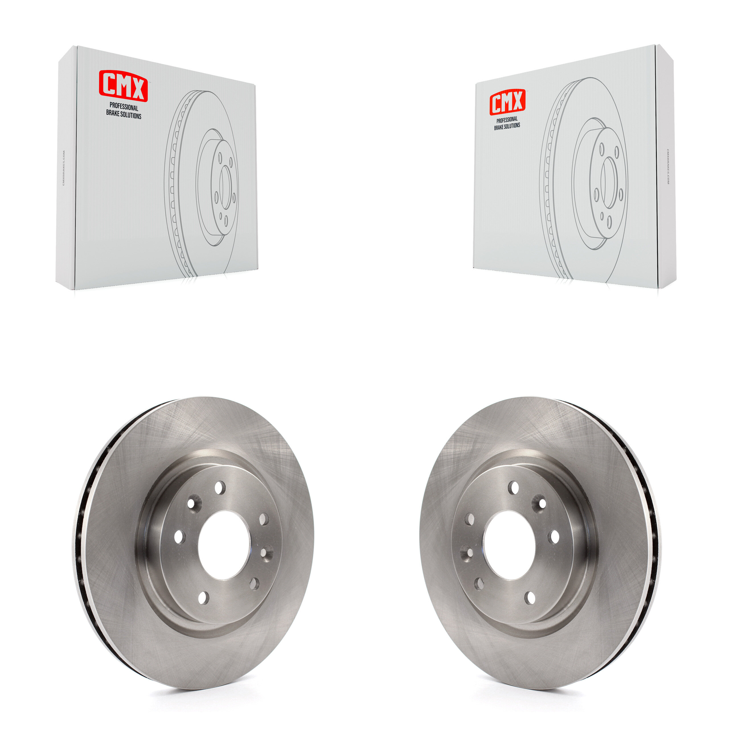 Front Disc Brake Rotors Pair For Nissan Rogue Sport Qashqai LEAF K8-100547