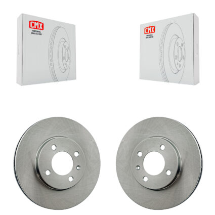 Front Disc Brake Rotors Pair For Volkswagen Jetta Cabrio Golf Passat Scirocco Quantum K8-100559