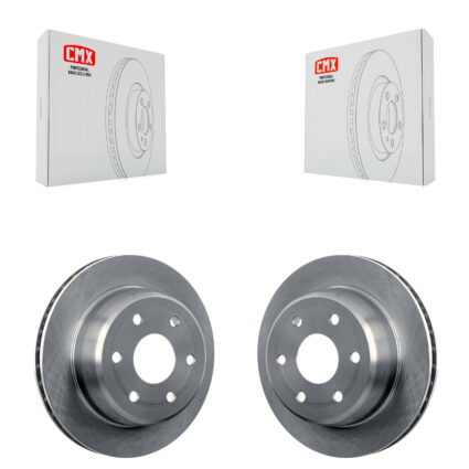 Rear Brake Rotors Pair For Chevrolet GMC Silverado 1500 Sierra Avalanche Express Yukon XL K8-100575