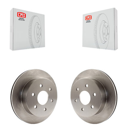 Rear Disc Brake Rotors Pair For GMC Savana 2500 Chevrolet Express K8-100581
