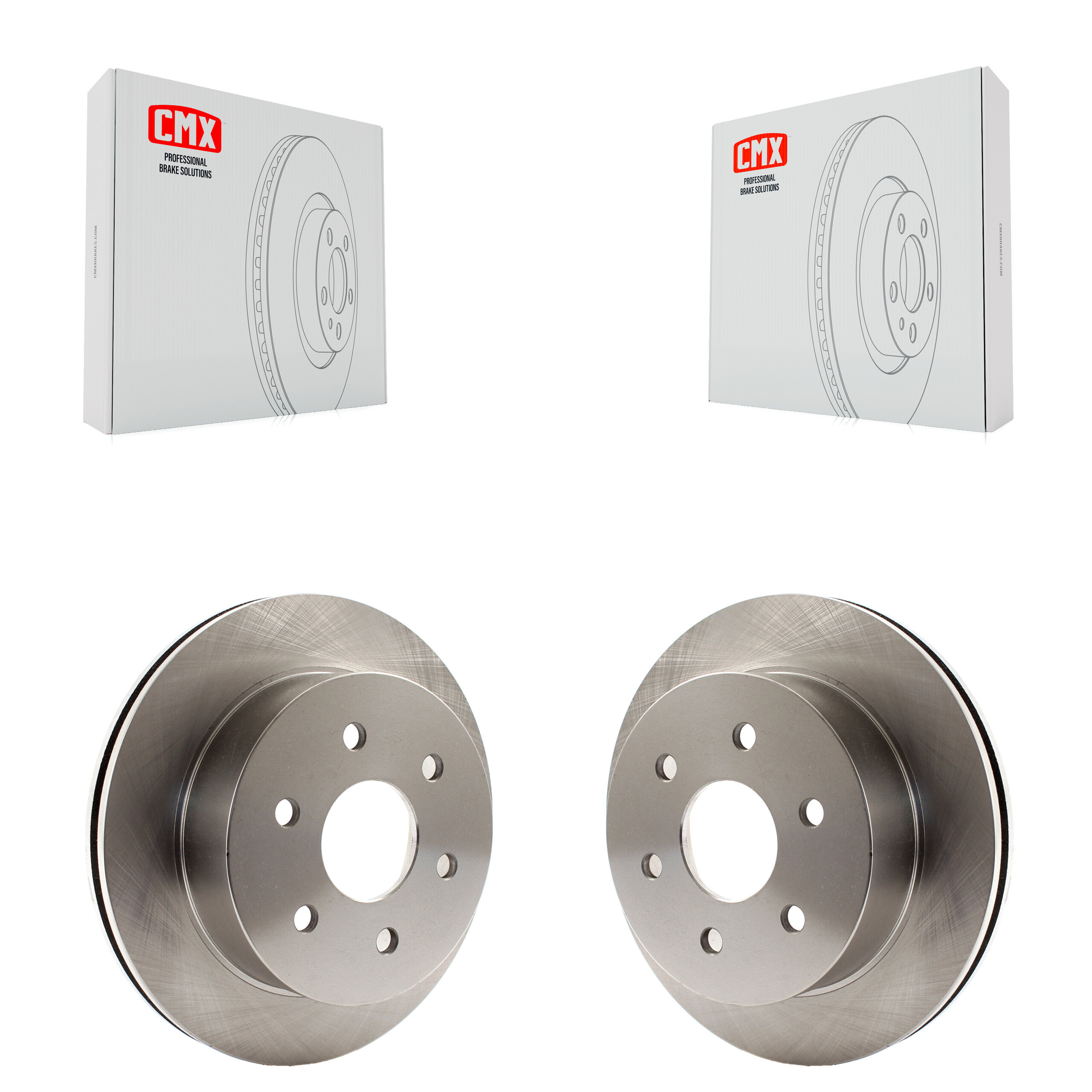 Rear Disc Brake Rotors Pair For GMC Savana 2500 Chevrolet Express K8-100581