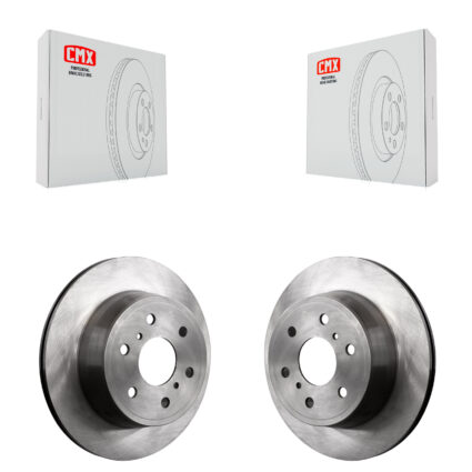 Rear Brake Rotors Pair For Chevrolet GMC Sierra 1500 Silverado Tahoe Cadillac Yukon XL LD K8-100597