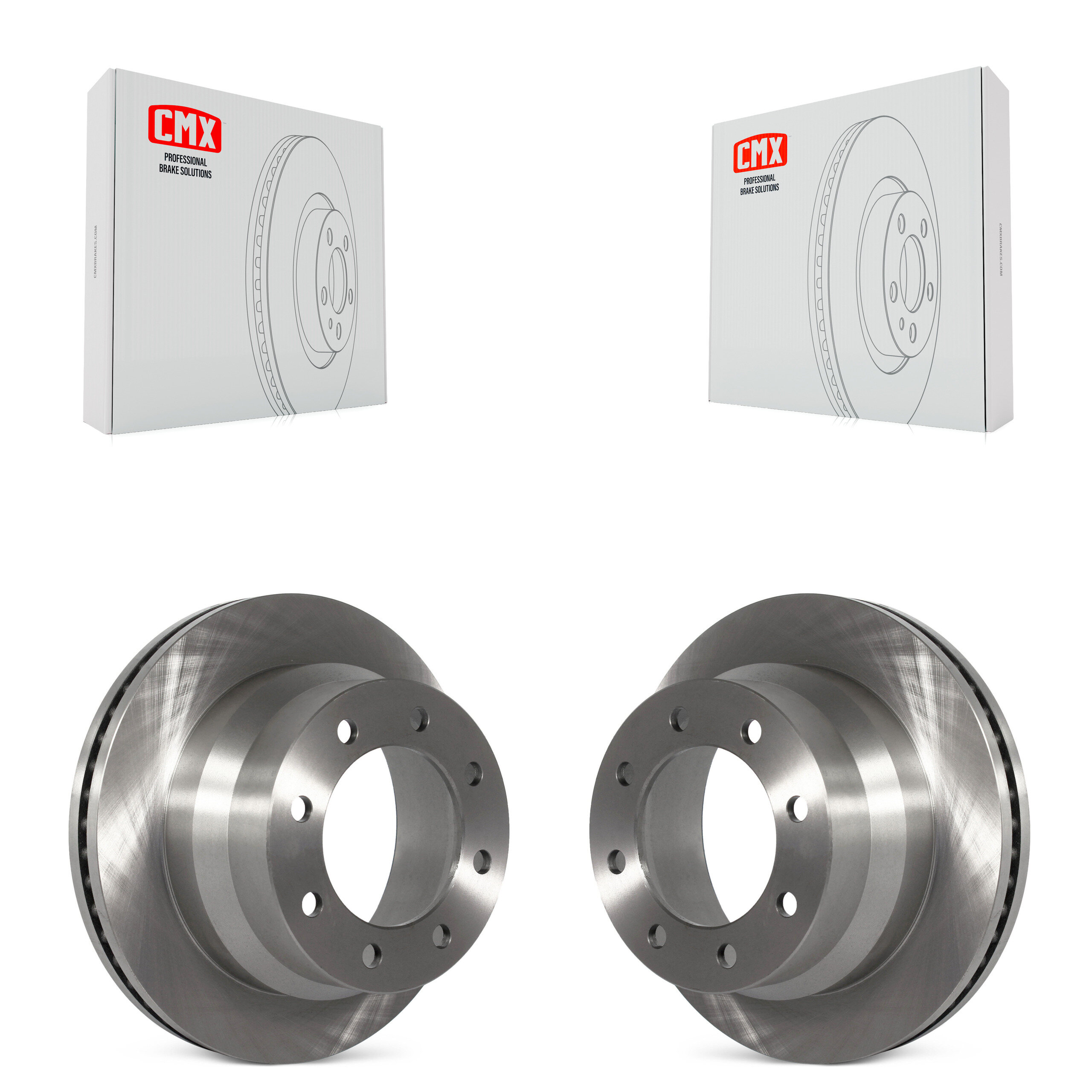 Rear Disc Brake Rotors Pair For GMC Savana 3500 Chevrolet Express 4500 K8-100602