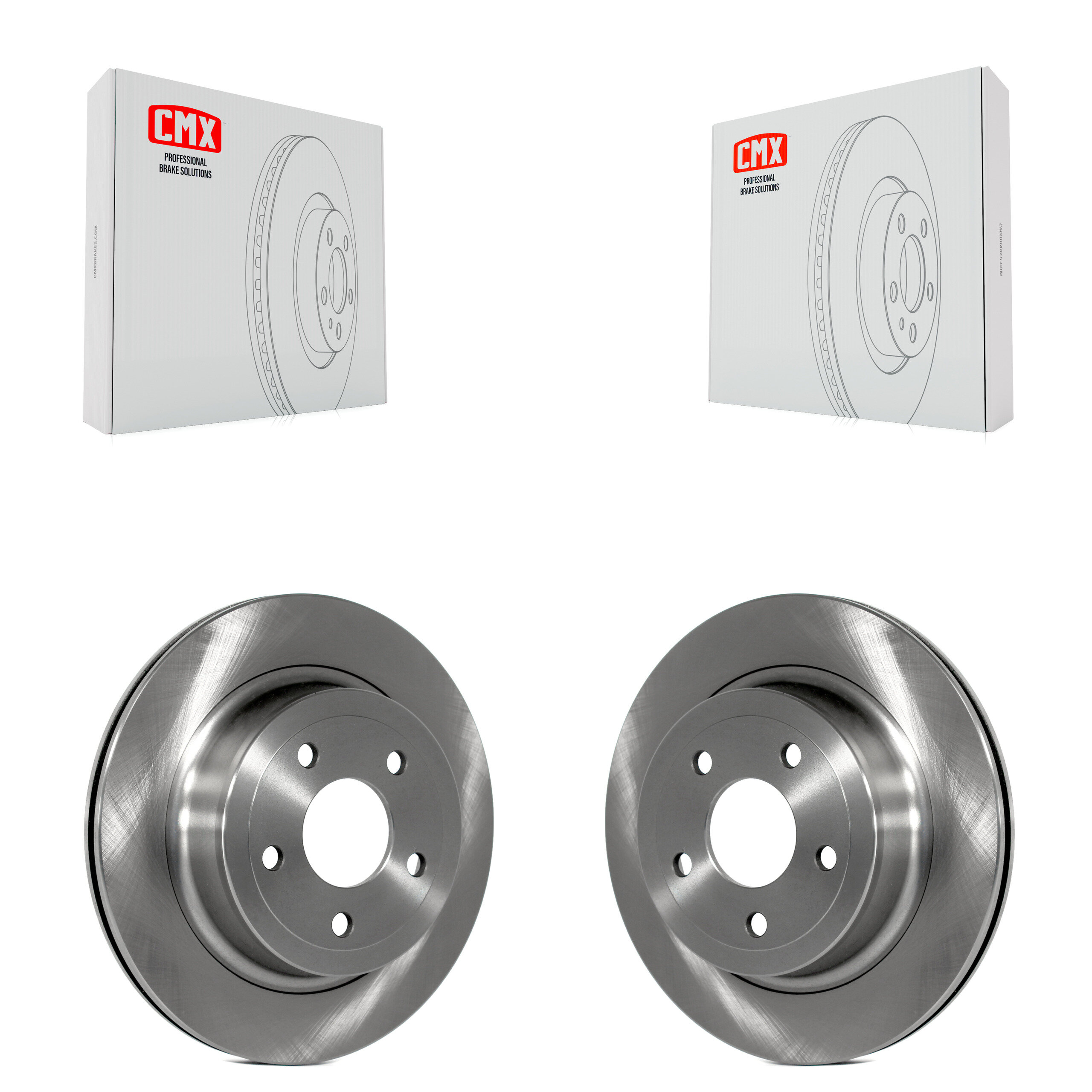 Rear Disc Brake Rotors Pair For 2008-2010 Chevrolet Cobalt SS K8-100605