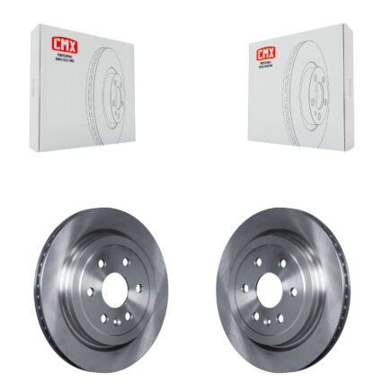 Rear Disc Brake Rotors Pair For Cadillac SRX Saab 9-4X K8-100611
