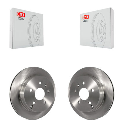 Rear Disc Brake Rotors Pair For 2010-2017 Chevrolet Equinox GMC Terrain K8-100612