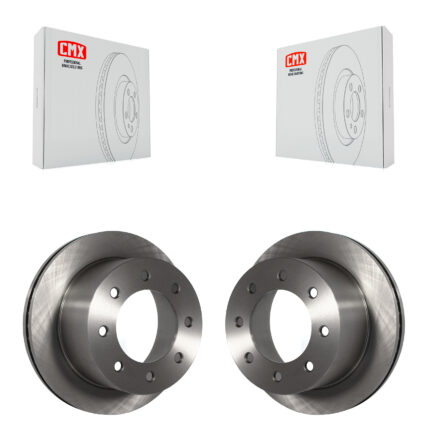 Rear Brake Rotors Pair For GMC Sierra 3500 HD Chevrolet Silverado With Dual Wheels K8-100617