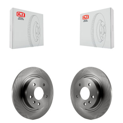 Rear Brake Rotors Pair For Chevrolet Cruze Buick Verano Orlando Volt Cadillac ELR Cascada K8-100618