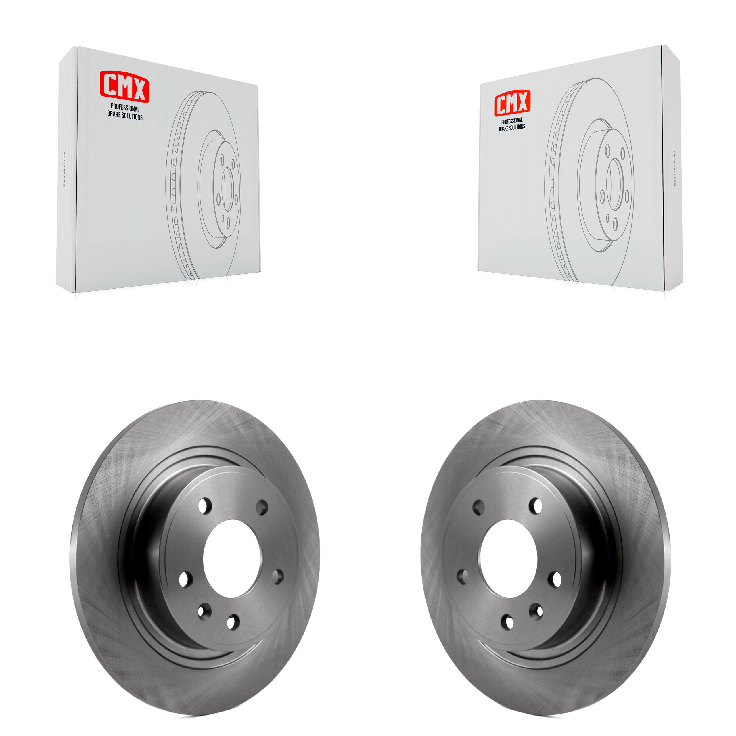 Rear Brake Rotors Pair For Chevrolet Cruze Buick Verano Orlando Volt Cadillac ELR Cascada K8-100618