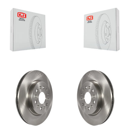 Rear Brake Rotors Pair For Chevrolet Cadillac XT5 Traverse GMC Acadia Blazer Buick Enclave K8-100622