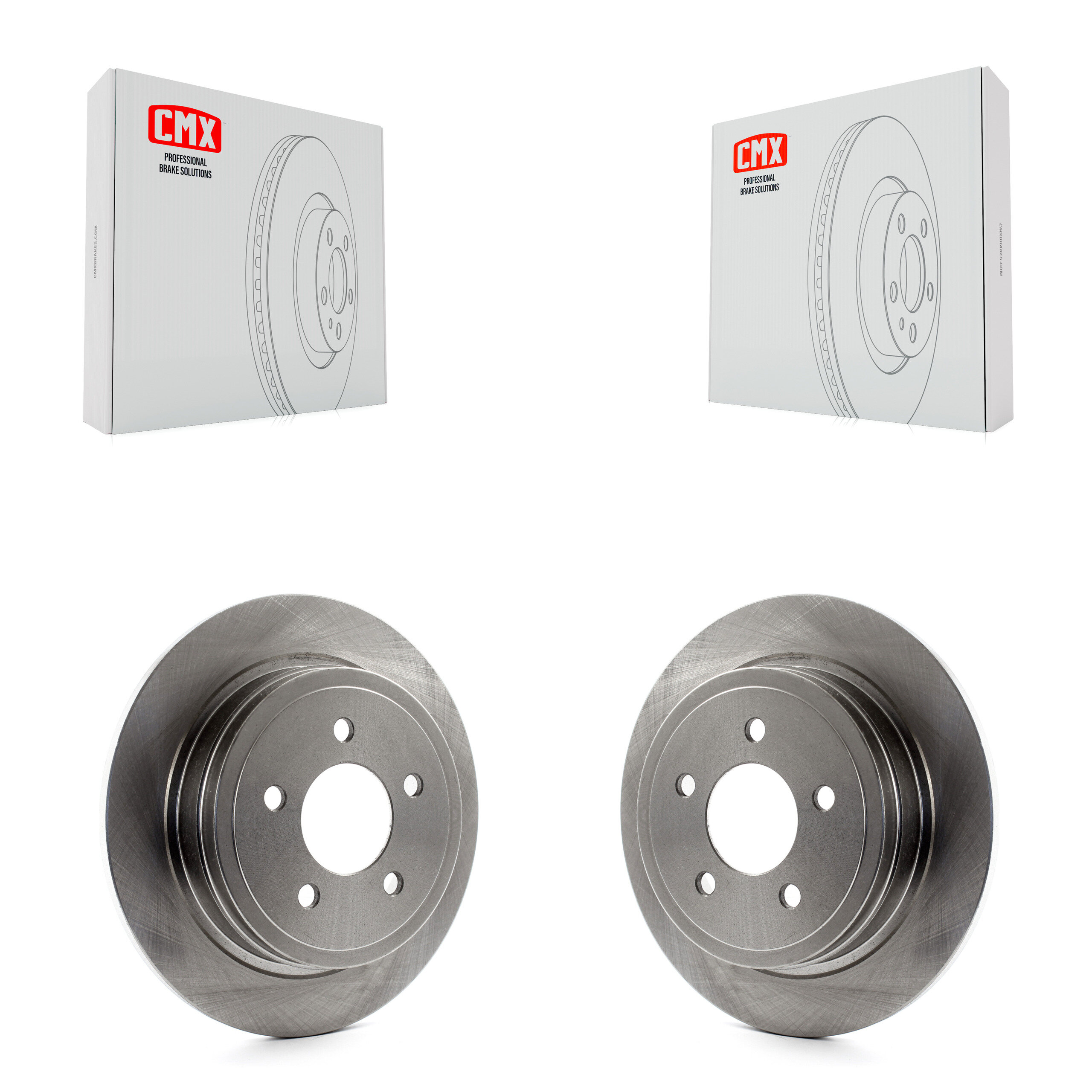 Rear Disc Brake Rotors Pair For Ford Explorer Sport Trac K8-100648