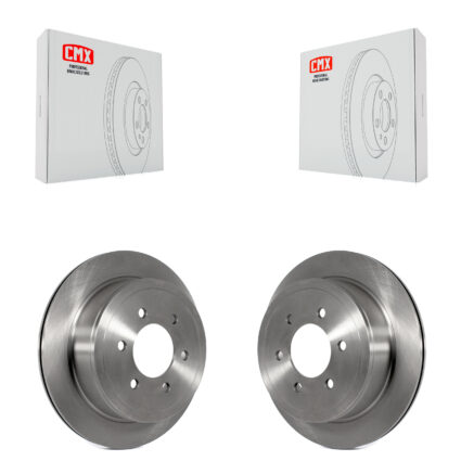 Rear Disc Brake Rotors Pair For Ford F-150 Lincoln Mark LT K8-100650