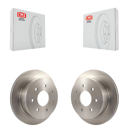 Rear Disc Brake Rotors Pair For Ford F-150 Lincoln Mark LT K8-100651