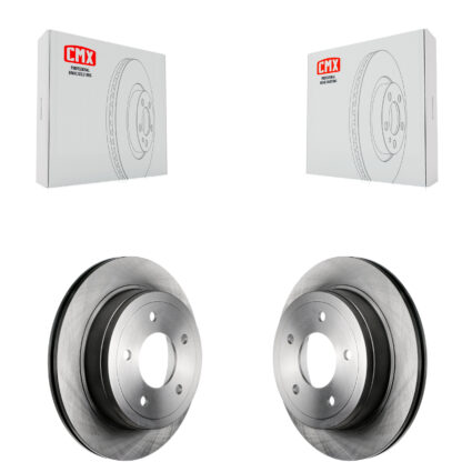 Rear Disc Brake Rotors Pair For Ford E-150 Club Wagon Econoline K8-100657